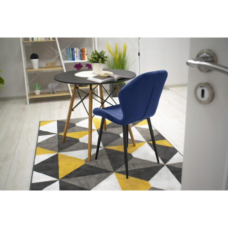 SCAUN BUCATARIE/LIVING, ARTOOL, TERNI, CATIFEA, METAL, BLEUMARIN, 50X62X86 CM [6]