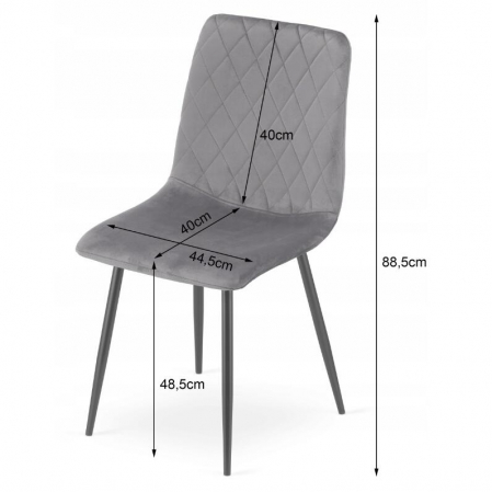 SCAUN BUCATARIE/LIVING, ARTOOL, TURIN, CATIFEA, LEMN, ROZ, 44.5X53X88.5 CM [2]