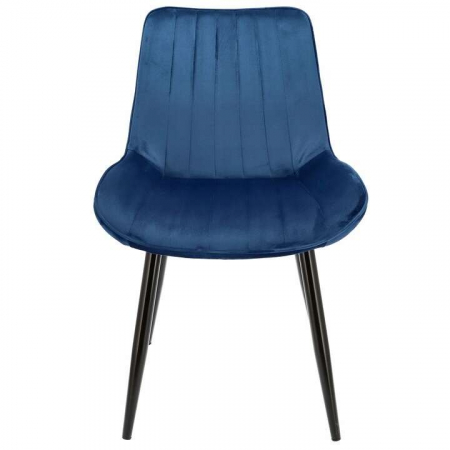 SCAUN BUCATARIE/LIVING, CATIFEA, METAL, ALBASTRU, 54X61X83 CM, VIVA [3]