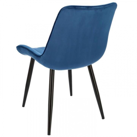 SCAUN BUCATARIE/LIVING, CATIFEA, METAL, ALBASTRU, 54X61X83 CM, VIVA [2]