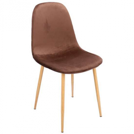 Scaune bucatarie - SCAUN BUCATARIE/LIVING, CATIFEA, MODEL CUSATURA PE SPATE, MARO, MAX 100 KG, 44X52X85 CM, VIGO