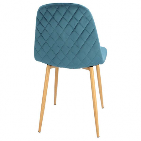 SCAUN BUCATARIE/LIVING, CATIFEA, MODEL CUSATURA PE SPATE, TURCOAZ, MAX 100 KG, 44X52X85 CM, VIGO [5]
