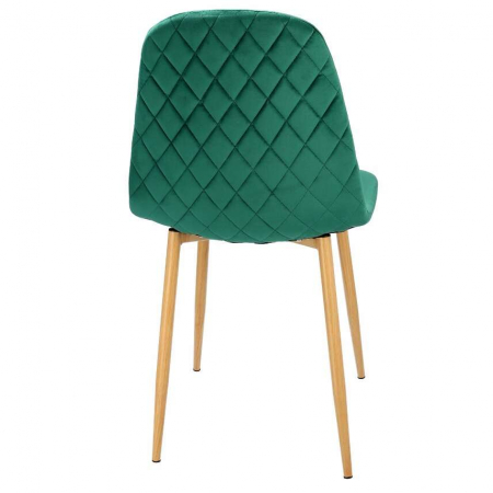 SCAUN BUCATARIE/LIVING, CATIFEA, MODEL CUSATURA PE SPATE, VERDE, MAX 100 KG, 44X52X85 CM, VIGO [5]