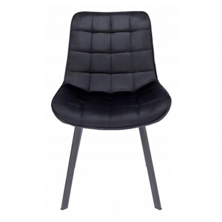 SCAUN BUCATARIE/LIVING, JUMI, ADORO, CATIFEA, METAL, NEGRU, 52X62X85 CM [3]