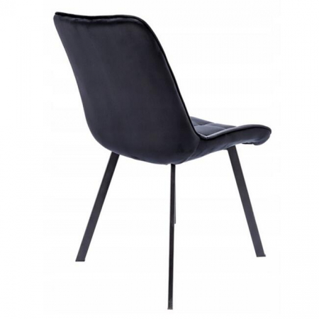 SCAUN BUCATARIE/LIVING, JUMI, ADORO, CATIFEA, METAL, NEGRU, 52X62X85 CM [2]