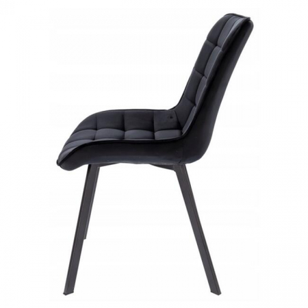 SCAUN BUCATARIE/LIVING, JUMI, ADORO, CATIFEA, METAL, NEGRU, 52X62X85 CM [4]