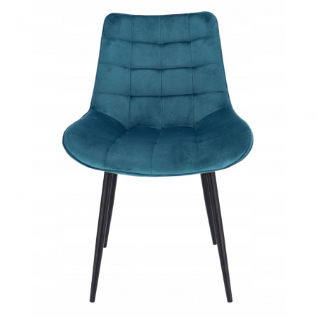 SCAUN BUCATARIE/LIVING, JUMI, MISTY, CATIFEA, METAL, ALBASTRU, 53X63X83 CM [3]
