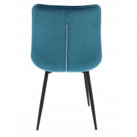 SCAUN BUCATARIE/LIVING, JUMI, MISTY, CATIFEA, METAL, ALBASTRU, 53X63X83 CM [2]