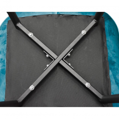 SCAUN BUCATARIE/LIVING, JUMI, MISTY, CATIFEA, METAL, ALBASTRU, 53X63X83 CM [1]