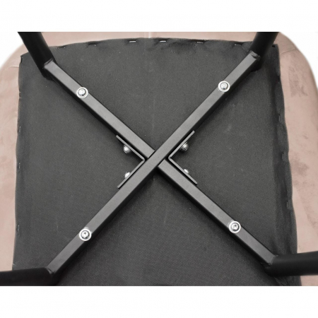 SCAUN BUCATARIE/LIVING, JUMI, MISTY, CATIFEA, METAL, BEJ, 53X63X83 CM [1]