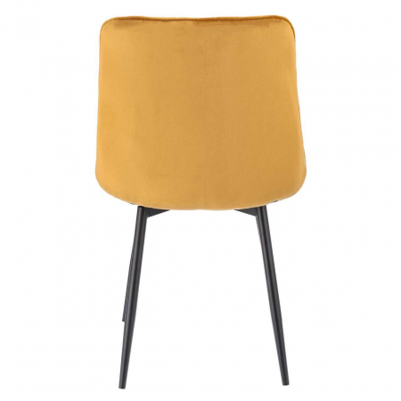 SCAUN BUCATARIE/LIVING, JUMI, MISTY, CATIFEA, METAL, MUSTAR SI NEGRU, 53X63X83 CM [1]