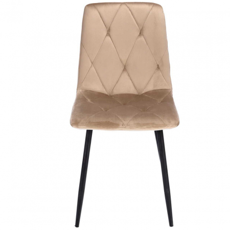 SCAUN BUCATARIE/LIVING, JUMI, PIADO, CATIFEA, METAL, BEJ SI NEGRU, 44X52X89 CM [3]