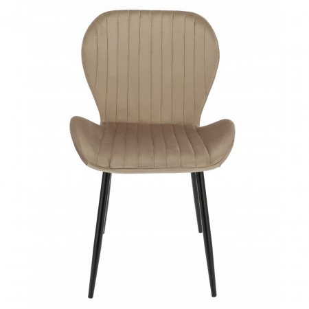 SCAUN BUCATARIE/LIVING, JUMI, VEIRA, CATIFEA, METAL, BEJ, 52X57X85 CM [1]