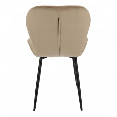 SCAUN BUCATARIE/LIVING, JUMI, VEIRA, CATIFEA, METAL, BEJ, 52X57X85 CM [4]