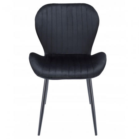 SCAUN BUCATARIE/LIVING, JUMI, VEIRA, CATIFEA, METAL, NEGRU, 52X57X85 CM [4]