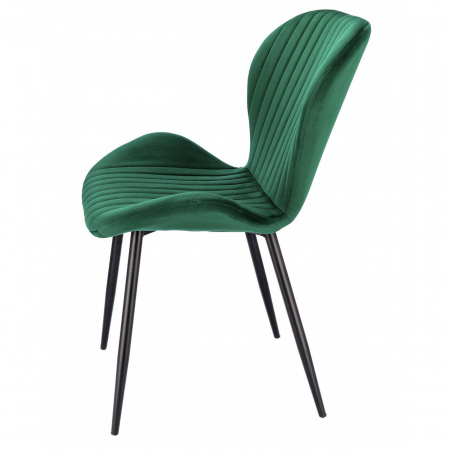 SCAUN BUCATARIE/LIVING, JUMI, VEIRA, CATIFEA, METAL, VERDE, 52X57X85 CM [3]