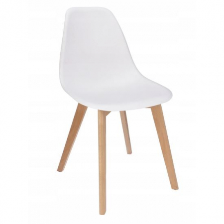 Scaune bucatarie - SCAUN BUCATARIE/LIVING, PP, LEMN, ALB, 46X52X82 CM, ADA