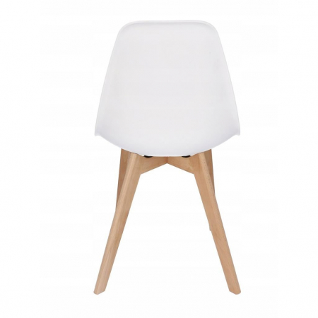 SCAUN BUCATARIE/LIVING, PP, LEMN, ALB, 46X52X82 CM, ADA [1]