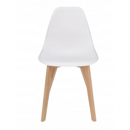 SCAUN BUCATARIE/LIVING, PP, LEMN, ALB, 46X52X82 CM, ADA [2]