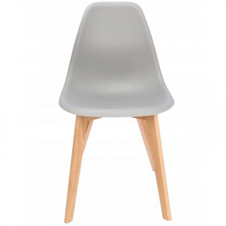SCAUN BUCATARIE/LIVING, PP, LEMN, GRI, 46X52X82 CM, ADA [2]