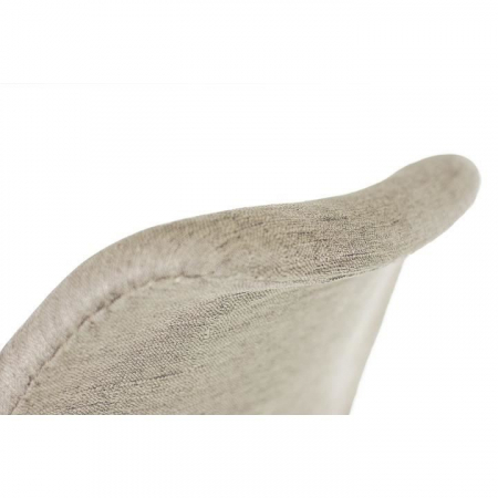 SCAUN BUCATARIE/LIVING, STOFA, LEMN, GRI CALD, 49X55X82 CM, ALTA [6]