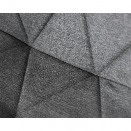 SCAUN BUCATARIE/LIVING, TAPITAT, TEXTIL, METAL, GRI, 44X52X89 CM, VENA [1]