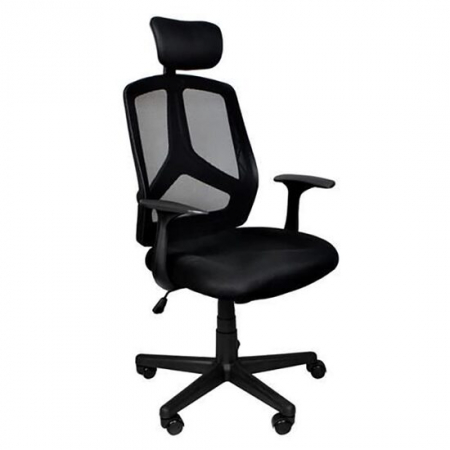 Amenajari Interioare - SCAUN DE BIROU, MALATEC, ROTATIV, FUNCTIE TILT, PLASA, NEGRU, MAX 100 KG, 61X61X125/135 CM