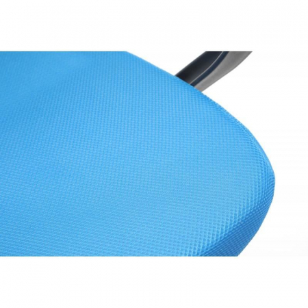 SCAUN DE BIROU PENTRU COPII, ROTATIV, ALBASTRU SI NEGRU, MAX 100 KG, 53X56.5X81/93 CM [1]
