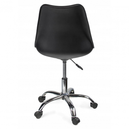 SCAUN DE BIROU, ROTATIV, NEGRU, 51X78/90 CM [3]