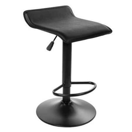 Scaune bucatarie - SCAUN DE BUCATARIE/BAR, ARTOOL, FORT, ROTATIV, PIELE ECOLOGICA, NEGRU, 38X39X84 CM