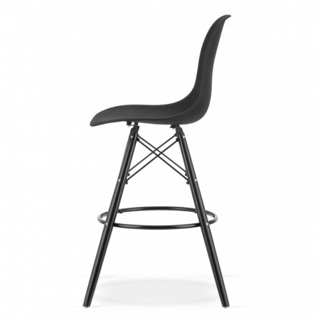 SCAUN DE BUCATARIE/BAR, ARTOOL, PP, LEMN, NEGRU, 54X55X107.5 CM [3]