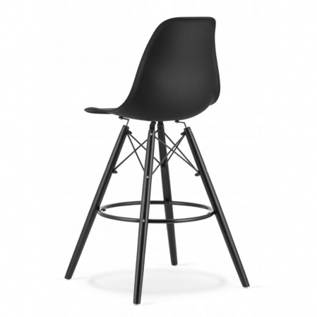 SCAUN DE BUCATARIE/BAR, ARTOOL, PP, LEMN, NEGRU, 54X55X107.5 CM [4]