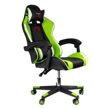 Scaune gaming - SCAUN DE GAMING, NEGRU/VERDE
