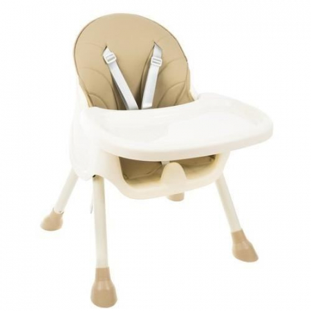 SCAUN DE MASA PENTRU BEBELUSI, 3 IN 1, BEJ, MAX 20 KG, 60X75X92 CM, KRUZZEL [5]