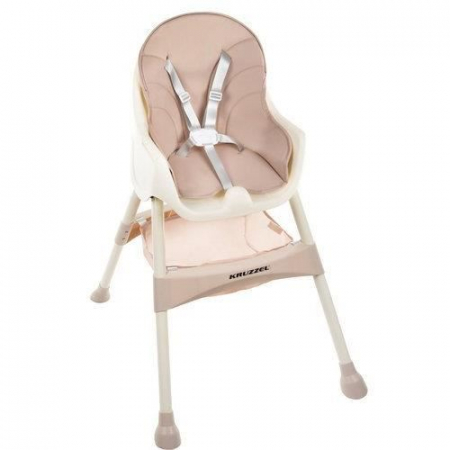 SCAUN DE MASA PENTRU BEBELUSI, 3 IN 1, ROZ, MAX 20 KG, 60X75X92 CM, KRUZZEL [11]