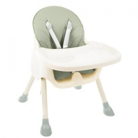 SCAUN DE MASA PENTRU BEBELUSI, 3 IN 1, VERDE, MAX 20 KG, 60X75X92 CM, KRUZZEL [5]