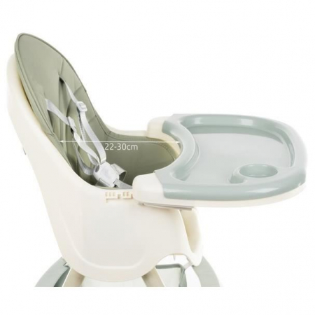 SCAUN DE MASA PENTRU BEBELUSI, 3 IN 1, VERDE, MAX 20 KG, 60X75X92 CM, KRUZZEL [2]