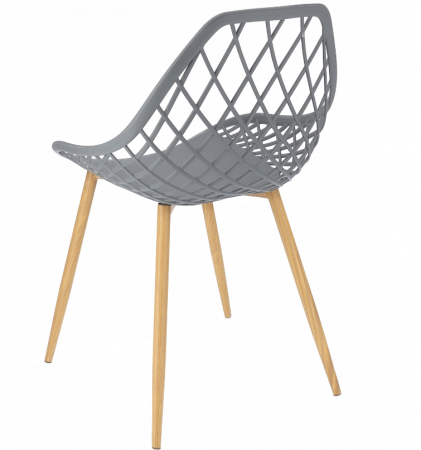 Scaun de terasa,plastic,Gri [2]