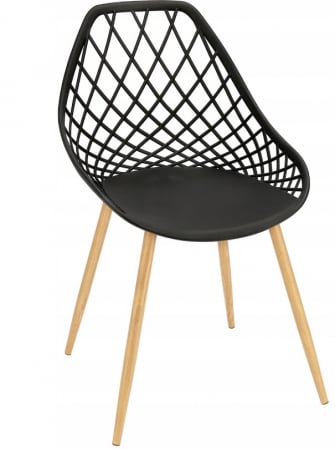 Scaune - SCAUN DE TERASA,PLASTIC, NEGRU