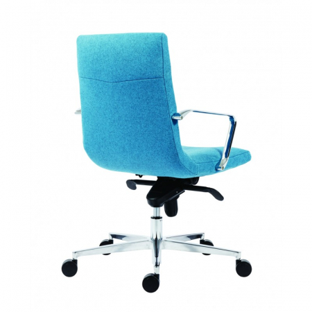 SCAUN DIRECTORIAL SHINY CU BAZA DIN ALUMINIU, MATERIAL ECO PIELE ARIZONA [2]