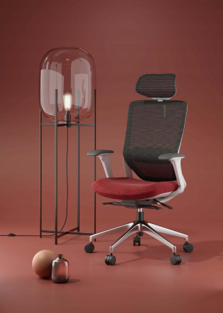 SCAUN ERGONOMIC COL, VERDE, CU BAZA ALUMINIU [4]