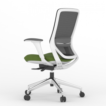 SCAUN ERGONOMIC COL, VERDE, CU BAZA ALUMINIU [1]