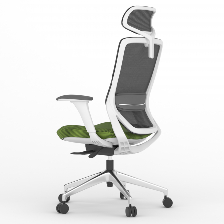 SCAUN ERGONOMIC COL, VERDE, CU BAZA ALUMINIU [1]