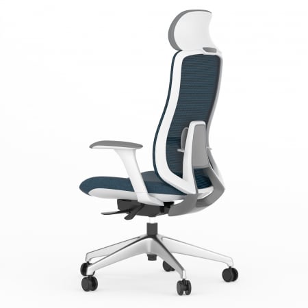 SCAUN ERGONOMIC LIDO-H, INDIGO, CU BAZA ALUMINIU [1]