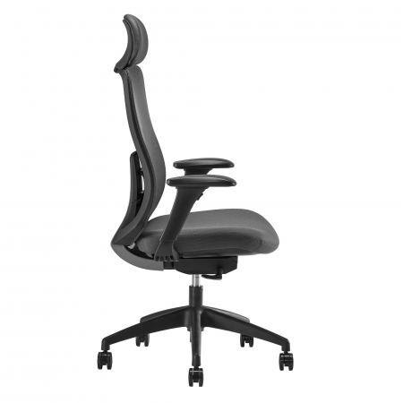 SCAUN ERGONOMIC LILI, NEGRU, GRI INCHIS [2]
