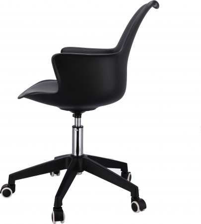 Scaun pivotant scandinav negru [1]