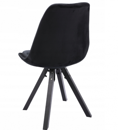 SCAUN SCANDINAV, NEGRUM, CATIFEA S1 [2]