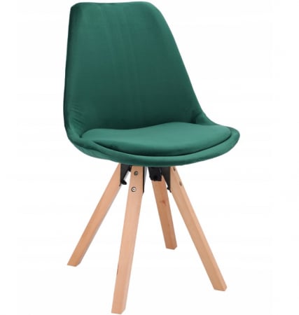 Scaune - SCAUN SCANDINAV,VERDE, CATIFEA S1