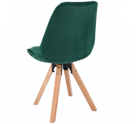SCAUN SCANDINAV,VERDE, CATIFEA S1 [1]
