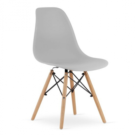 Scaune - SCAUN STIL SCANDINAV, ARTOOL, OSAKA, PP, LEMN, GRI, 46X54X81 CM